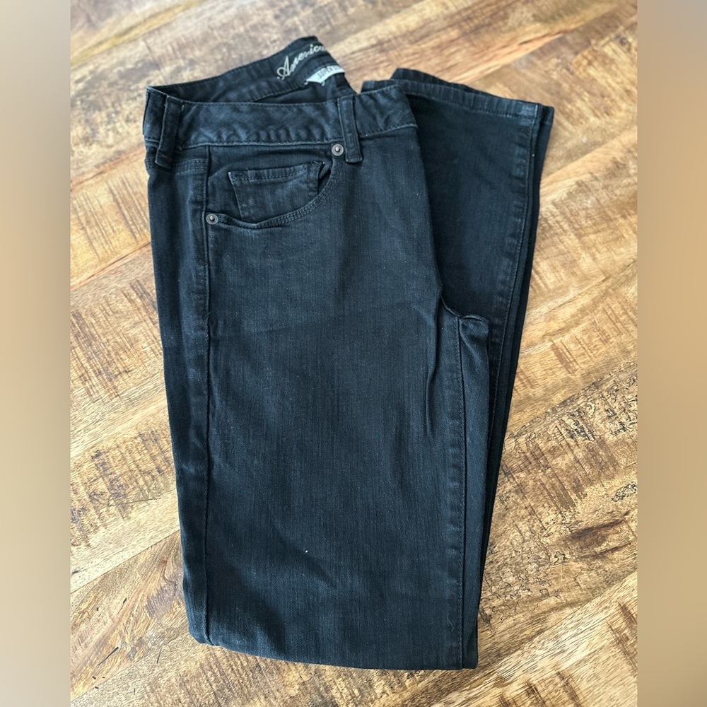 Women’s American Eagle Skinny Black Jeans Size 12